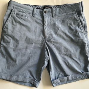 Men’s Express Blue Slim Fit Shorts